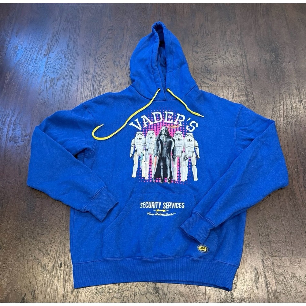 Disney Parks Darth Vader Hoodie XS Blue
